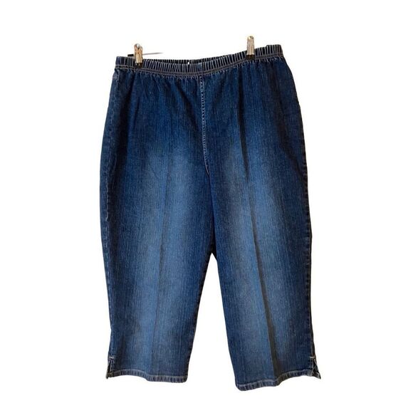 Essentials by Maggie Denim Capris 18/20 - Picture 1 of 9